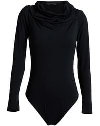 Alice + Olivia - Bodysuit Nylon, Elastane - Lyst