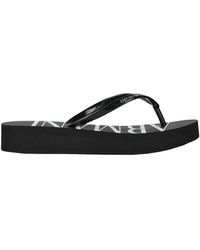 Emporio Armani Sandals and flip-flops for Women | Online Sale up to 37% off  | Lyst