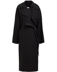Laurence Bras - Overcoat & Trench Coat Viscose, Polyester - Lyst