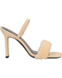 BY FAR - Sand Sandals Leather - Lyst