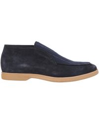 Eleventy - Midnight Ankle Boots Soft Leather, Textile Fibers - Lyst