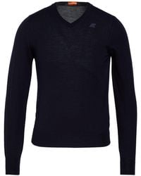 K-Way - Midnight Sweater Virgin Wool - Lyst
