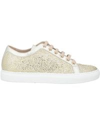 Le Silla - Platinum Sneakers Leather - Lyst