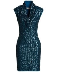 La Petite Robe Di Chiara Boni - Deep Mini Dress Polyamide, Elastane - Lyst
