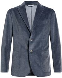 Boglioli - Slate Blazer Cotton, Virgin Wool, Elastane - Lyst