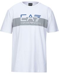 Ea7 t shirt white Clearance