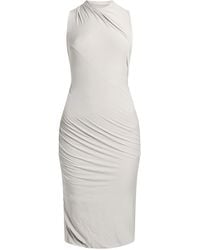 Rick Owens - Light Midi Dress Modal, Cashmere, Elastane - Lyst