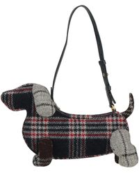Thom Browne - Midnight Handbag Textile Fibers, Leather - Lyst