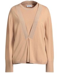 Gran Sasso - Sand Twin Set Virgin Wool, Viscose, Cashmere, Polyester, Textile Fibers - Lyst