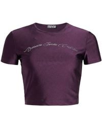 Versace Jeans Couture - Plum T-Shirt Polyamide, Elastane - Lyst