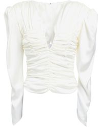 Nineminutes - Ivory Top Polyester, Elastane - Lyst