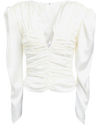 Nineminutes - Ivory Top Polyester, Elastane - Lyst