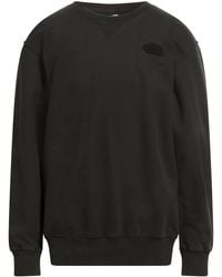 The North Face - Charcoal Sweatshirt Cotton - Lyst
