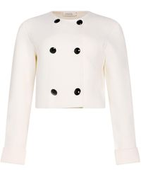 Dorothee Schumacher - Cream Jacket Virgin Wool, Polyamide, Elastane - Lyst