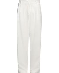 FAMILY FIRST - Pants Polyester, Viscose, Wool, Elastane - Lyst