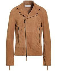 Bully - Camel Jacket Leather - Lyst