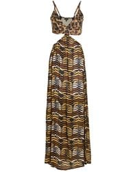 Miss Bikini - Maxi Dress Polyester, Polyamide, Elastane - Lyst