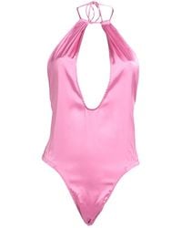 Jacquemus - Fuchsia Bodysuit Viscose, Elastane - Lyst