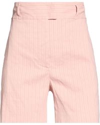 Pinko - Shorts & Bermuda Shorts Linen, Viscose, Elastane, Polyester - Lyst