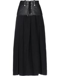 Unravel Project Midi Skirt - Black
