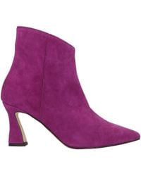 Andrea Pinto - Mauve Ankle Boots Leather - Lyst