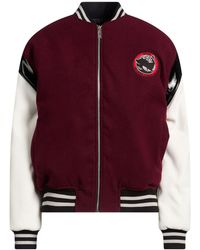 Gcds - Burgundy Jacket Polyester - Lyst