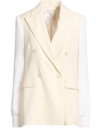 Eleventy - Platinum Ivory Blazer Wool, Cotton, Silk, Linen - Lyst