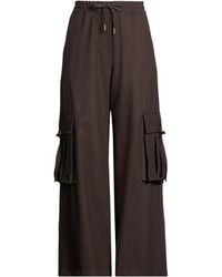 Motel - Dark Pants Polyester, Viscose, Elastomultiester - Lyst