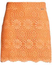 GAUDI - Mini Skirt Cotton, Viscose, Polyamide, Polyester - Lyst