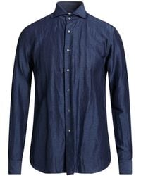 Xacus - Shirt Merino Wool, Linen - Lyst