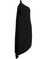 Carla G - Midi Dress Acetate, Silk - Lyst
