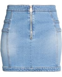 Versace Jeans Couture - Denim Skirt Cotton, Elastane - Lyst