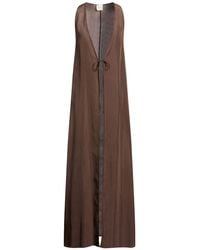 Alysi - Overcoat & Trench Coat Silk - Lyst