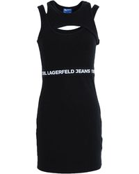 Karl Lagerfeld - Layered Tank Minidress - Lyst