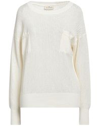 Bruno Manetti - Cream Sweater Cotton - Lyst