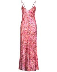 Clips - Fuchsia Maxi Dress Viscose, Elastane - Lyst