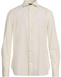 Emporio Armani - Ivory Shirt Cotton - Lyst