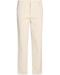 GRIFFAI - Ivory Pants Cotton, Elastane - Lyst