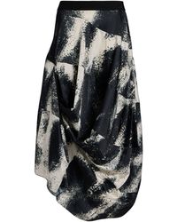 High - Midi Skirts - Lyst