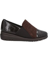 Melluso - Chocolate Loafers Leather, Textile Fibers - Lyst