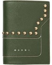 Marni - Military Wallet Cow Leather, Brass - Lyst