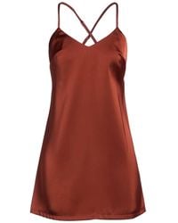 SILENCE LIMITED - Tan Mini Dress Pes - Lyst