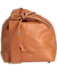 N°21 - Tan Cross-Body Bag Calfskin - Lyst