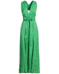 SOLOTRE - Midi Dress Viscose, Polyester - Lyst