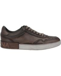 Dolce & Gabbana - Snk Dark Sneakers Calfskin - Lyst