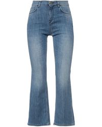 Pantalon en jean Jean Pinko en coloris Bleu Femme Vêtements Jeans Jeans à pattes d’éléphant 