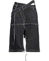 OTTOLINGER - Charcoal Denim Skirt Cotton, Elastane - Lyst