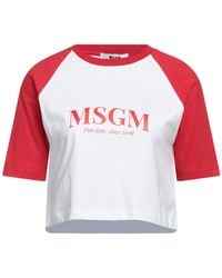MSGM - T-shirt - Lyst