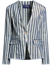 Trussardi - Blazer Cotton, Viscose, Polyester, Polyamide - Lyst
