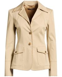 Alberta Ferretti - Blazer Cotton, Elastane - Lyst